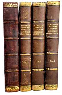 ŁĘTOWSKI- KATALOG BISKUPÓW, PRAŁATÓW I KANONIKÓW KRAKOWSKICH T. I–IV [komplet w 4 wol.] - 2