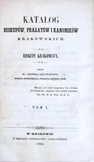 ŁĘTOWSKI- KATALOG BISKUPÓW, PRAŁATÓW I KANONIKÓW KRAKOWSKICH T. I–IV [komplet w 4 wol.] - 4
