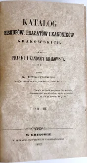 ŁĘTOWSKI- KATALOG BISKUPÓW, PRAŁATÓW I KANONIKÓW KRAKOWSKICH T. I–IV [komplet w 4 wol.] - 5