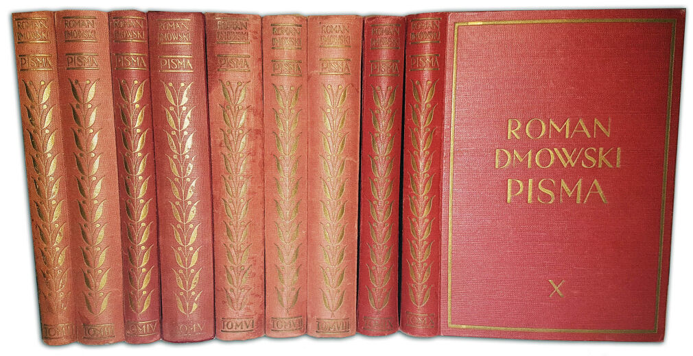 DMOWSKI - PISMA 9 wol. 1938r. OPRAWA WYDAWNICZA