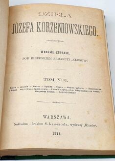 KORZENIOWSKI- DZIEŁA wyd. 1871 t.1-12 [komplet w 12wol.] - 7