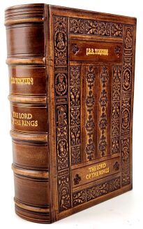 J.R.R. Tolkien - The Lord Of The Rings Exclusive Leather Binding, limited edition, copy number 45, fore edge painting - 3