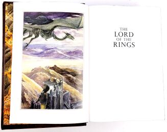J.R.R. Tolkien - The Lord Of The Rings Exclusive Leather Binding, limited edition, copy number 45, fore edge painting - 10