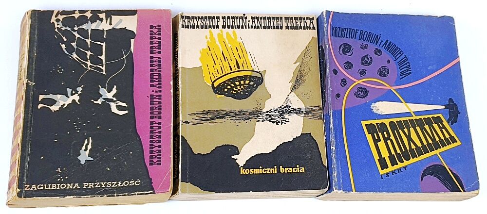 BORUŃ; TREPKA- TRYLOGIA KOSMICZNA wyd. 1957-9