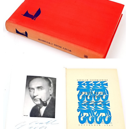 CENTKIEWICZ- WYSPA MGIEŁ I WICHRÓW. Autograf Autora