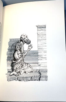 THE BOOK OF HIOB translation by Miłosz, illustrations by Lebenstein, Paris 1981 edition. BIBLE - 3