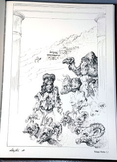 THE BOOK OF HIOB translation by Miłosz, illustrations by Lebenstein, Paris 1981 edition. BIBLE - 4