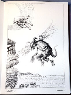 THE BOOK OF HIOB translation by Miłosz, illustrations by Lebenstein, Paris 1981 edition. BIBLE - 5