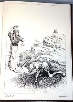 THE BOOK OF HIOB translation by Miłosz, illustrations by Lebenstein, Paris 1981 edition. BIBLE - 6