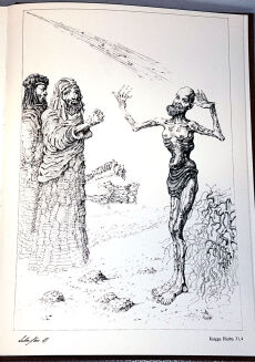 THE BOOK OF HIOB translation by Miłosz, illustrations by Lebenstein, Paris 1981 edition. BIBLE - 7