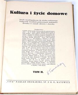 KULTURA I ŻYCIE DOMOWE 1-2 ilustrowany poradnik 1938 - 4