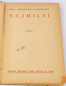 ZAREMBINA - NAJMILSI, il. Wanda Zawidzka, 1938r - 2