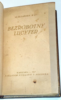 WAT - BEZROBOTNY LUCYFER wyd.1 z 1927 - 3