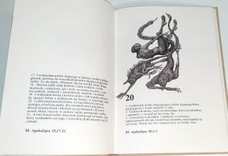 APOKALIPSA tłum. Miłosz, ilustr. Lebenstein wyd. Paryż 1986r. - 9
