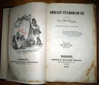 WÓJCICKI- OBRAZY STARODAWNE wyd.1843r. ILUSTRACJE SMOKOWSKI - 2