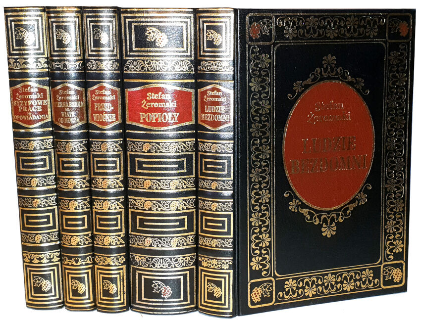ŻEROMSKI- DZIEŁA 1-5 złota oprawa