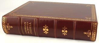 NORWID - DZIEŁA wyd.1934 oprawa luksusowa skóra - 2