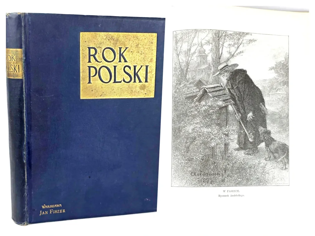 GLOGER- ROK POLSKI W ŻYCIU, TRADYCJI I PIEŚNI wyd. 1900r. I wyd. 40 rycin ANDRIOLLI, KOSSAK i inni