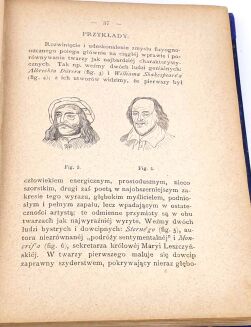 LAVATER; CARUS; GALL- ZASADY FIZYOGNOMIKI I FRENOLOGII wyd. 1883 drzeworyty - 4