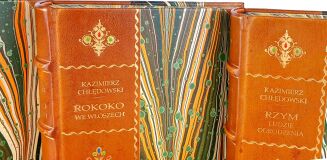 CHŁĘDOWSKI- ROKOKO WE WŁOSZECH; DWÓR W FERRARZE; RZYM 2T.; HISTORYE NEAPOLITAŃSKIE 5wol. OPRAWA - 4