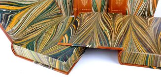 CHŁĘDOWSKI- ROKOKO WE WŁOSZECH; DWÓR W FERRARZE; RZYM 2T.; HISTORYE NEAPOLITAŃSKIE 5wol. OPRAWA - 6