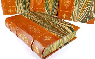 CHŁĘDOWSKI- ROKOKO WE WŁOSZECH; DWÓR W FERRARZE; RZYM 2T.; HISTORYE NEAPOLITAŃSKIE 5wol. OPRAWA - 10