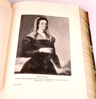 CHŁĘDOWSKI- ROKOKO WE WŁOSZECH; DWÓR W FERRARZE; RZYM 2T.; HISTORYE NEAPOLITAŃSKIE 5wol. OPRAWA - 12