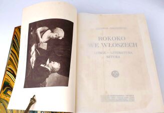 CHŁĘDOWSKI- ROKOKO WE WŁOSZECH; DWÓR W FERRARZE; RZYM 2T.; HISTORYE NEAPOLITAŃSKIE 5wol. OPRAWA - 16
