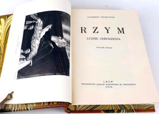 CHŁĘDOWSKI- ROKOKO WE WŁOSZECH; DWÓR W FERRARZE; RZYM 2T.; HISTORYE NEAPOLITAŃSKIE 5wol. OPRAWA - 18