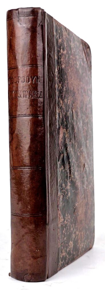 ZAWADZKA - GOSPODYNI LITEWSKA Wilno 1851 efektowny półskórek z epoki