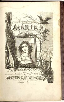 MALCZEWSKI - MARJA. POWIEŚĆ UKRAIŃSKA. Petersburg 1851. 12 tablic - 7