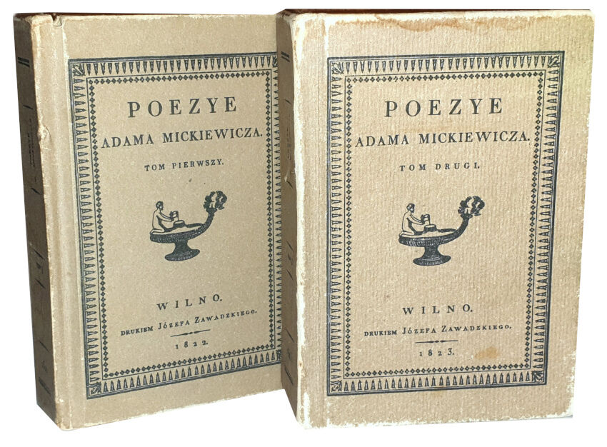 MICKIEWICZ - POEZYE Wilno 1822r. [reprint]