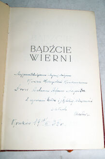 ILIŃSKI- BĄDŹCIE WIERNI wyd.1938 dedykacja autora - 4
