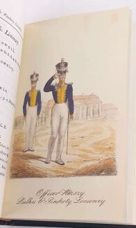 ROCZNIK WOYSKOWY Królestwa Polskiego 1825r. oprawa skóra - 4