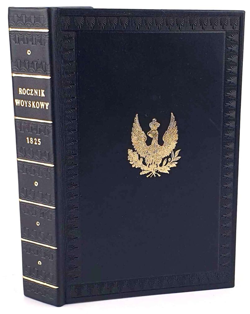 ROCZNIK WOYSKOWY Królestwa Polskiego 1825r. oprawa skóra