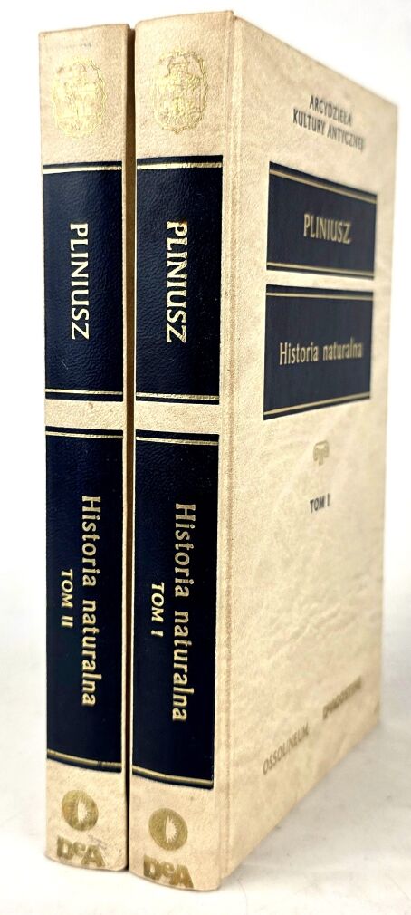 PLINIUSZ STARSZY - HISTORIA NATURALNA 1-2 [komplet] Arcydzieła Kultury Antycznej