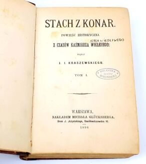 KRASZEWSKI - STACH Z KONAR t.1-3 [komplet w 1 wol.] - 3