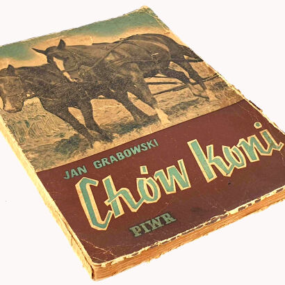 GRABOWSKI - CHÓW KONI wyd. 1950r. ryciny