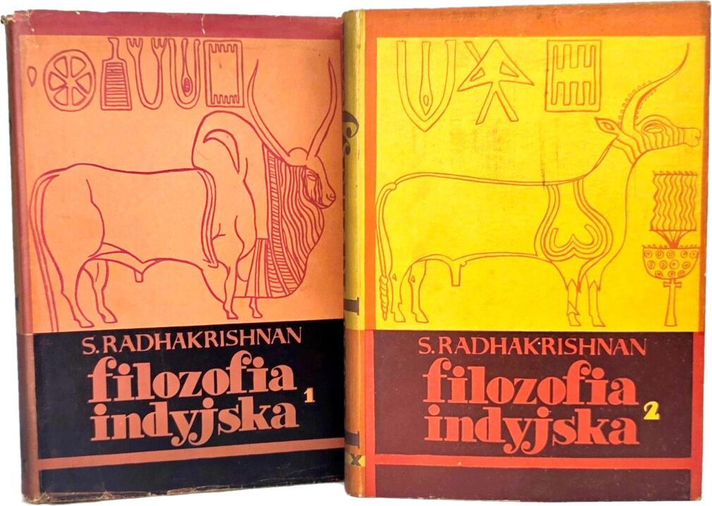 RADHAKRISHNAN - FILOZOFIA INDYJSKA T. 1-2 (komplet) wyd. 1958-1960