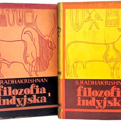 RADHAKRISHNAN - FILOZOFIA INDYJSKA T. 1-2 (komplet) wyd. 1958-1960