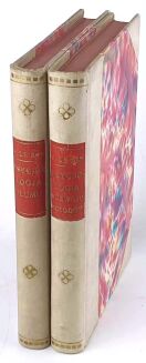 LE BON- PSYCHOLOGIA ROZWOJU NARODÓW, PSYCHOLOGJA TŁUMU. Wyd.1, 1902, 1930. Oprawa pergamin z epoki. - 2