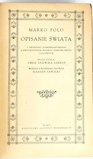 MARCO POLO - OPISANIE ŚWIATA - 4