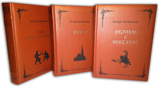 SIENKIEWICZ- TRYLOGIA: PAN WOŁODYJOWSKI, POTOP, OGNIEM I MIECZEM skóra ilustracje Beata Sajewska - 2