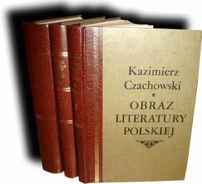 CZACHOWSKI- OBRAZ LITERATURY POLSKIEJ reprint KOMPLET