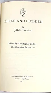 J.R.R. Tolkien - Beren & Luthien Exclusive Leather Binding, limited edition - 8