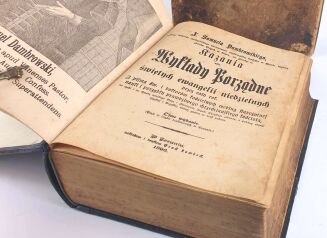 DAMBROWSKI- KAZANIA ALBO WYKŁADY PORZĄDNE 1896 skóra - 3