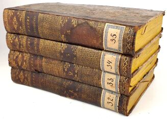 POUGET- NAUKI KATOLICKIE t.1-4 [komplet] 1830 oprawa - 2