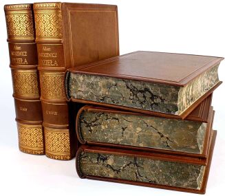 MICKIEWICZ- DZIEŁA t.1-20 [komplet w 5 wol.] pod red. Manfreda Kridla i Leona Piwińskiego; drzeworyty Mrożewski - 4