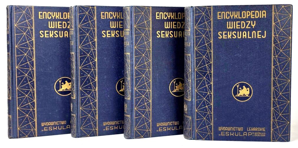 FREUD, MARCUSE; HIGIER- ENCYKLOPEDIA WIEDZY SEKSUALNEJ t.1-4 [komplet w 4 wol.] wyd.1937
