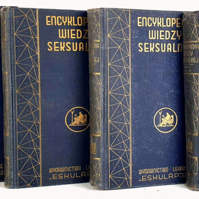 FREUD, MARCUSE; HIGIER- ENCYKLOPEDIA WIEDZY SEKSUALNEJ t.1-4 [komplet w 4 wol.] wyd.1937